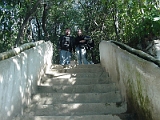 Erica And Jason On Irrigation Stairway